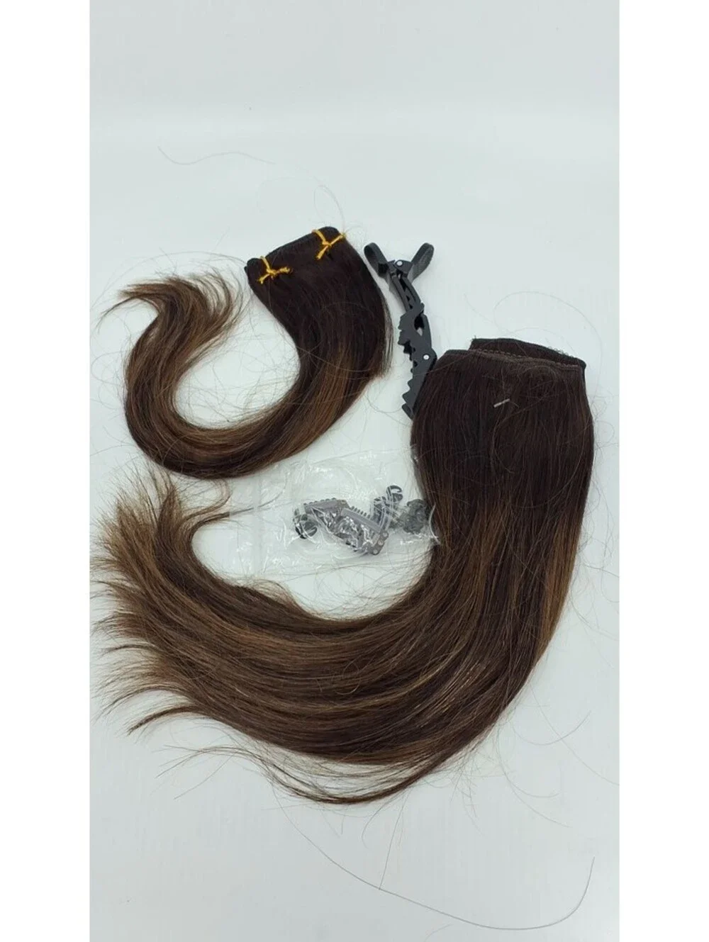 Dark Brown Balayage 2/6/2 Pro Wire 100% Remy Human Hair Extension 12